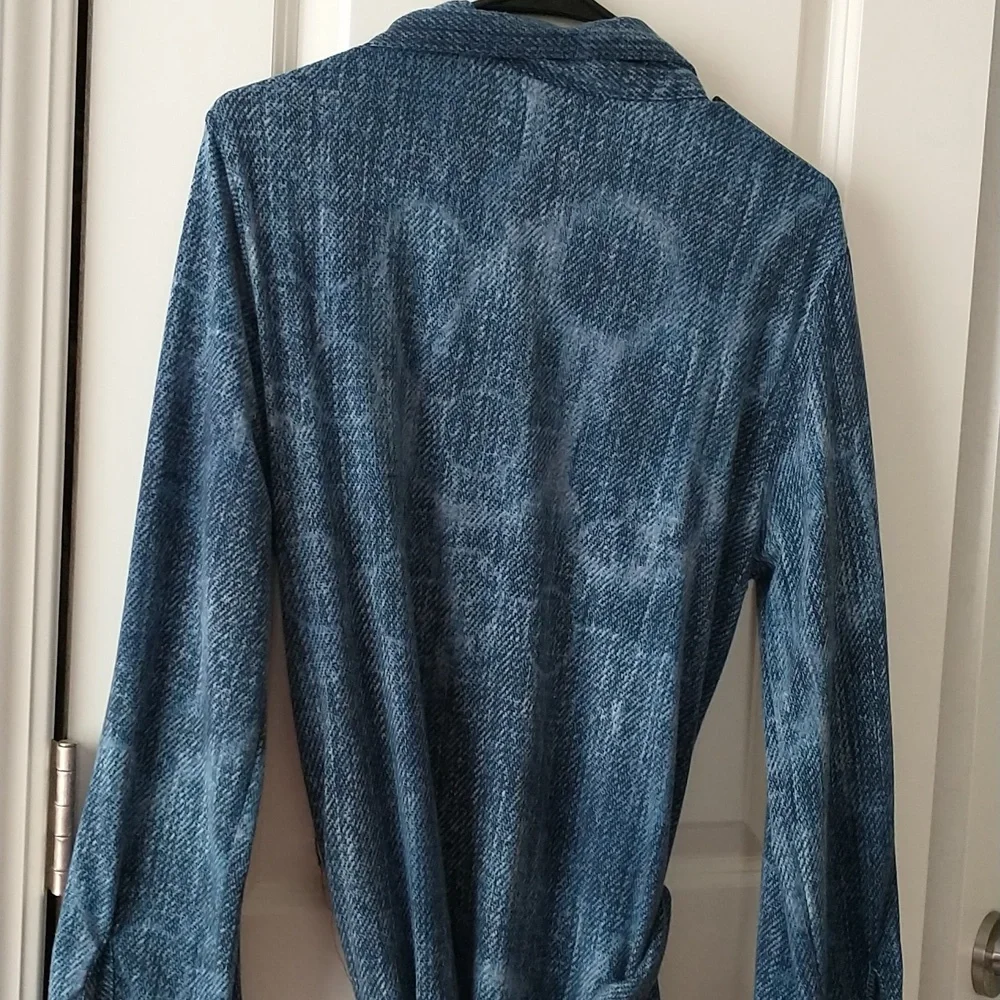 LuLaRoe medium blue teal - Picture 9 of 9